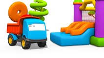 Meraklı kamyon Leo ve oyuncak piramidi - eğitici çizgi film - türkçe