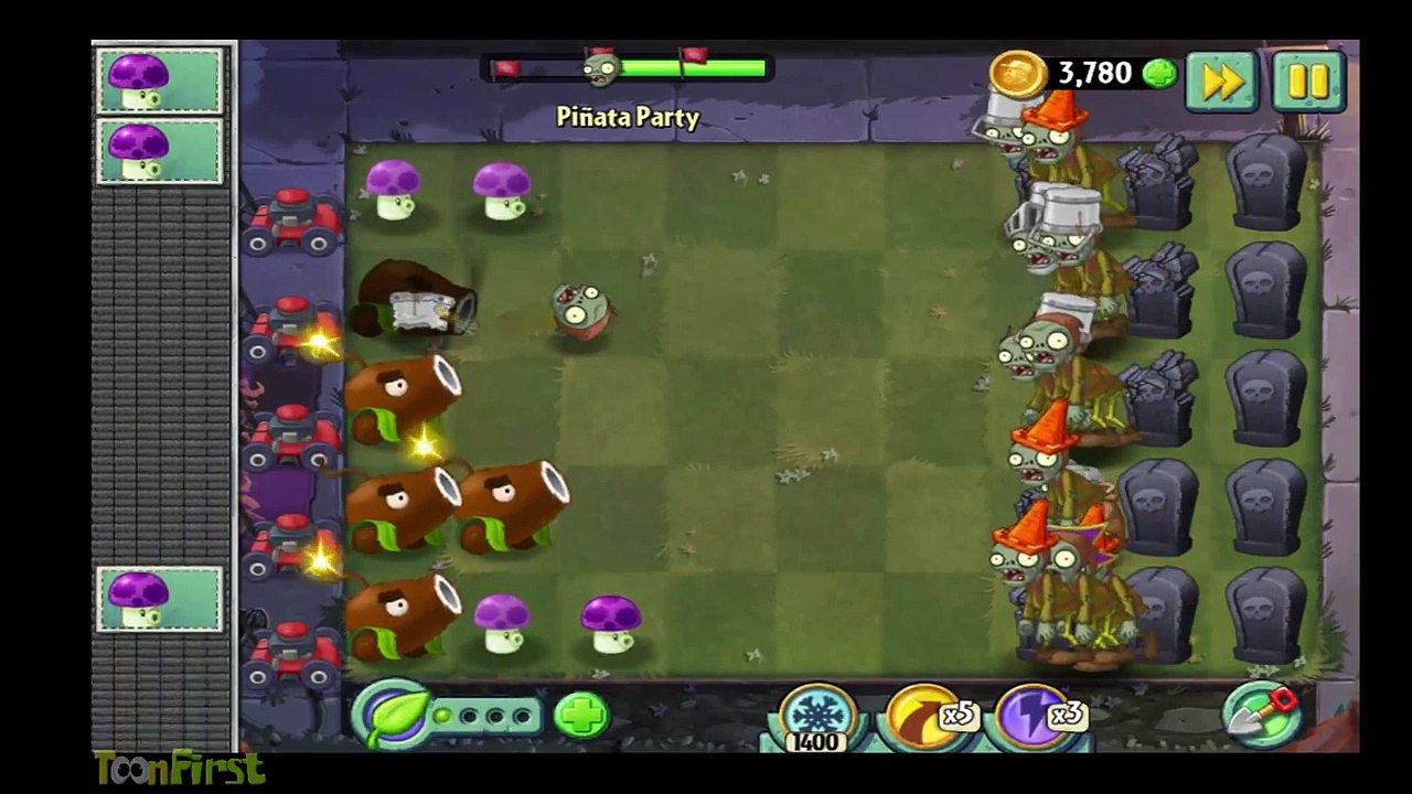 Растения Против Зомби 2 Темные Века: Часть 2 Pinata Партии, Йети, 27 Июля