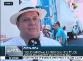 Costa Rica: transportistas protestan y bloquean aduana en Paso Canoas