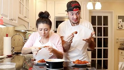 Couple Takes Blazin&apos; Hot Wing Challenge