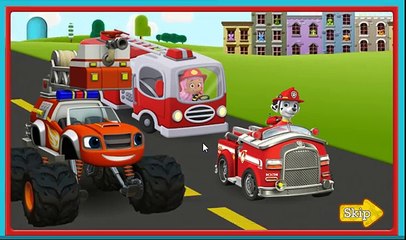 Маршал щенячий патруль спасает зверят Пожарная машинка