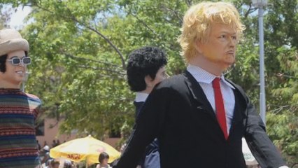 Carnaval de Olinda, en Brasil, acompañado de versiones gigantes de Trump y Yoda
