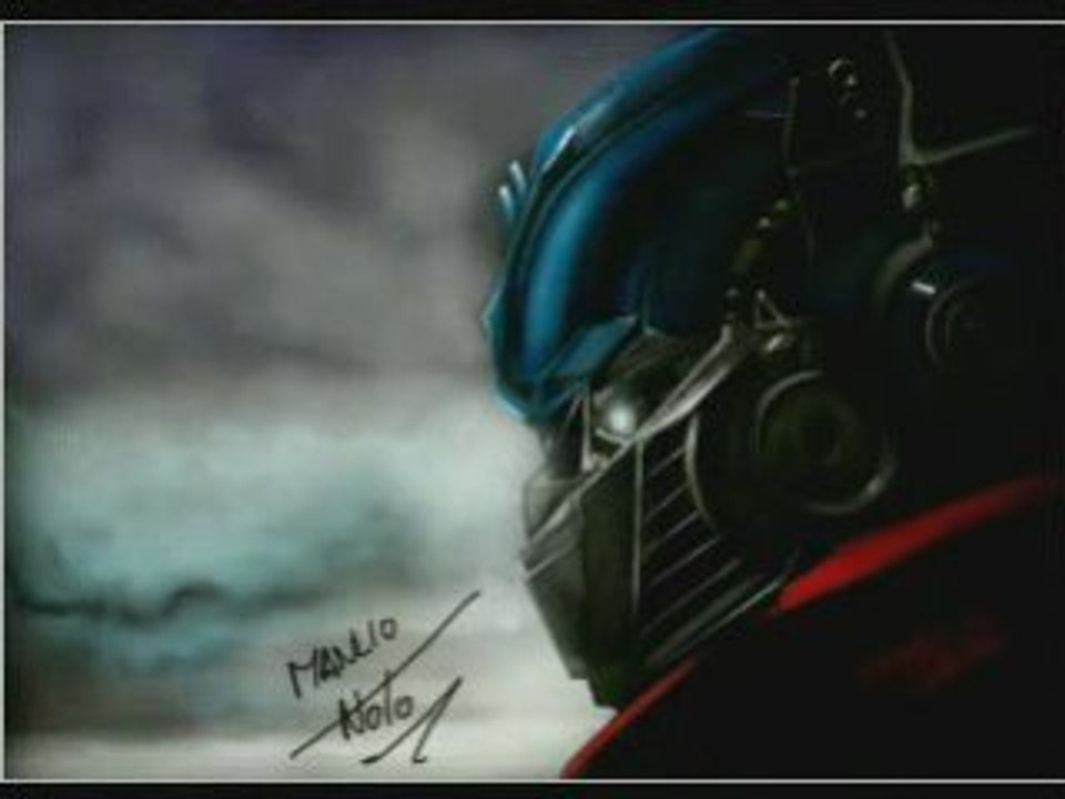 Transformers speed painting in photoshop 7