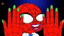 Spiderman Congelado Elsa Aprender los Colores Para los niños de la Sorpresa de laca de Uñas Niños Niño Vídeos