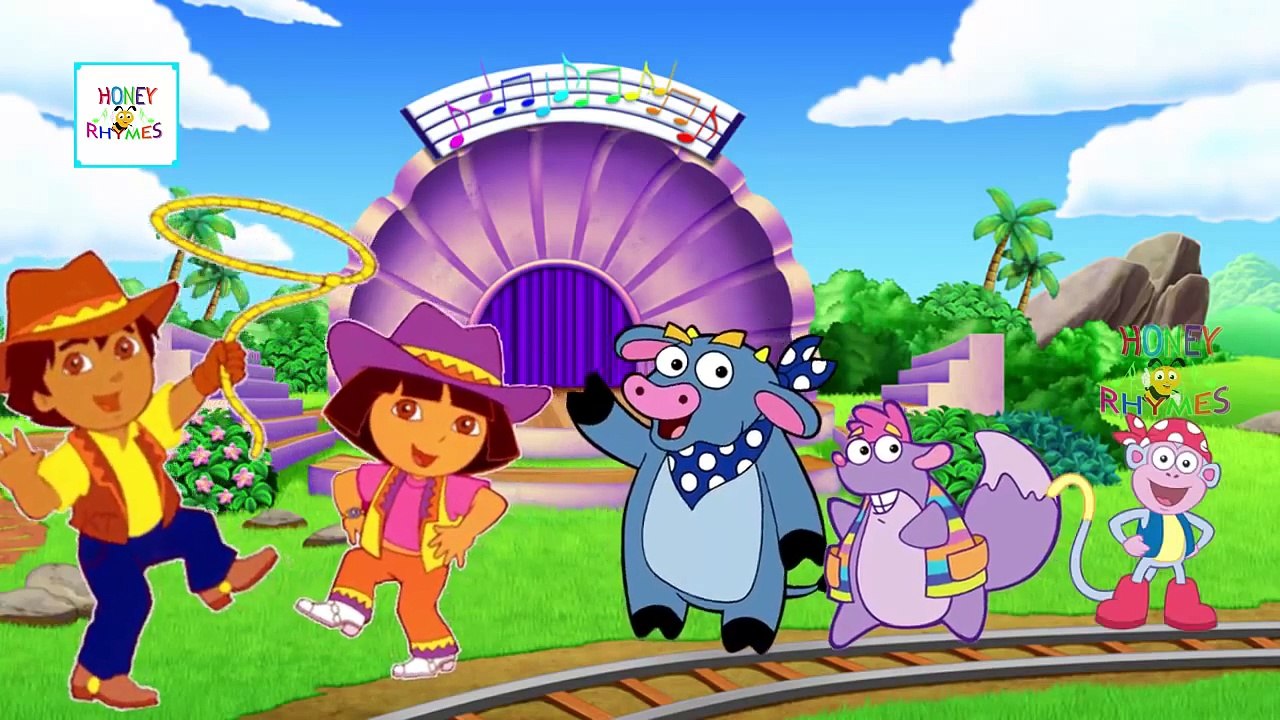 Dora The Explorer Finger Family Nursery Rhymes HD | The Hive Bee Finger Family Songs For Baby