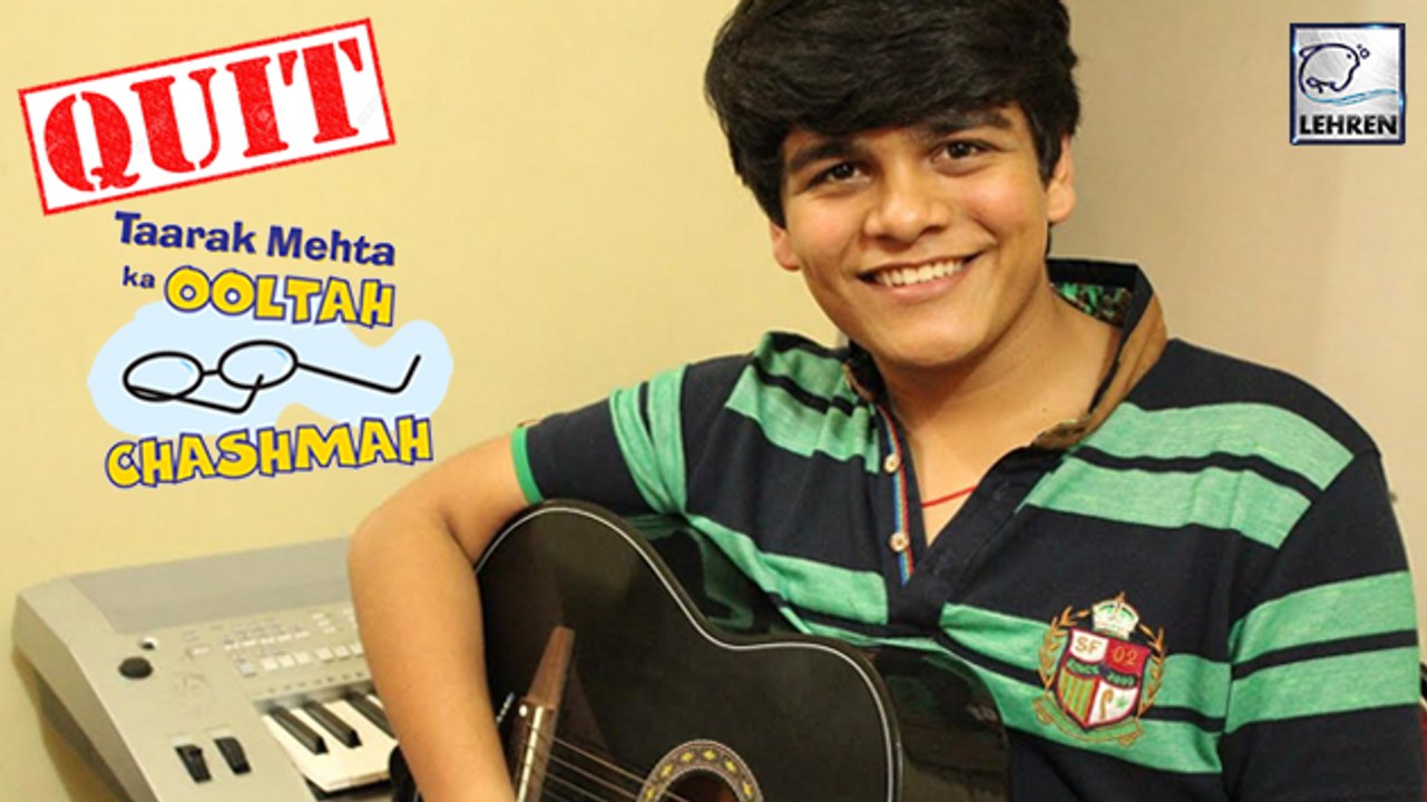 Bhavya Gandhi Aka Tapu QUITS 'Taarak Mehta Ka Ooltah Chashmah'
