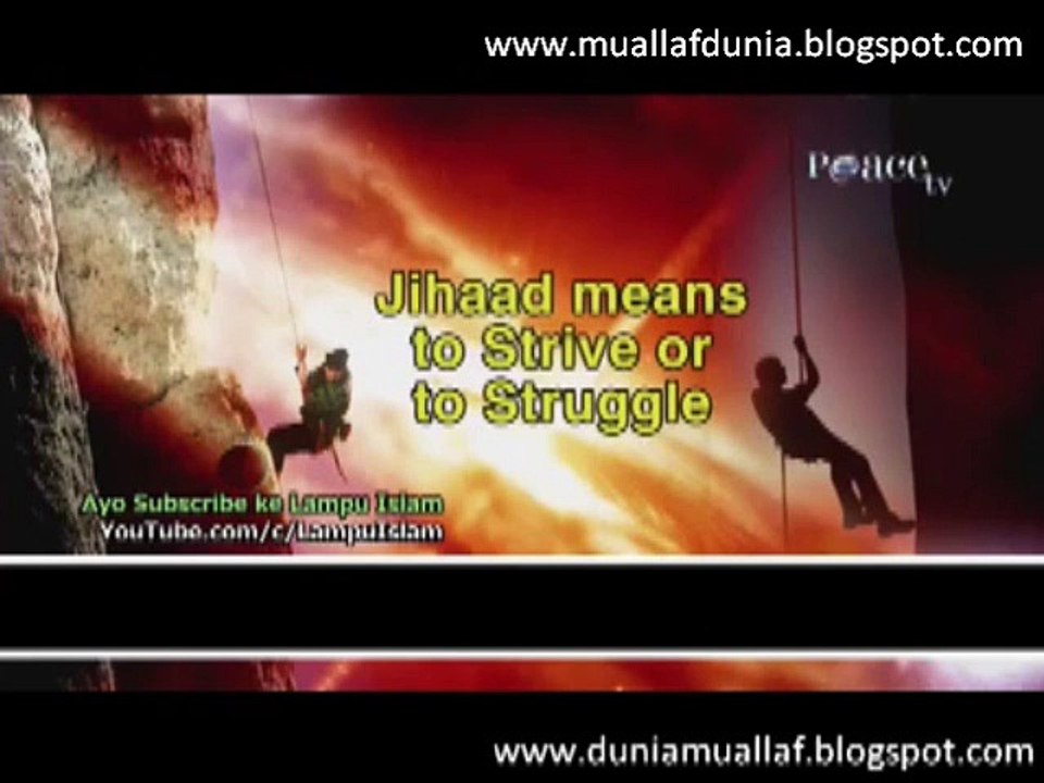 [58] JIHAD VS TERRORISME & MEDIA ANTI ISLAM, Vol. 01- Dr. Zakir Naik Membantah Fitnah Media Mainstream..