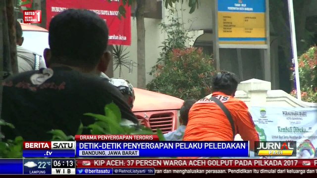 Detik-detik Penyergapan Pelaku Peledakan Bom Panci di Bandung