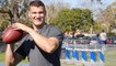 NFL prospect Mitch Trubisky preps for scouting combine