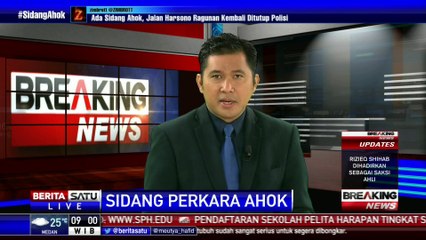 Rizieq Shihab Tiba di Lokasi Sidang Ahok ke-12