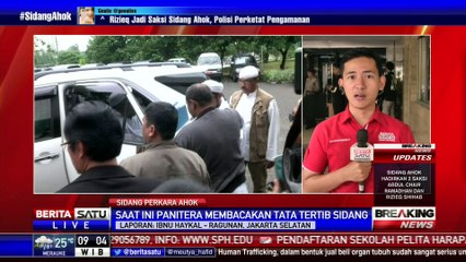 Sidang Ahok, Rizieq Berikan Keterangannya Sebelum Abdul Chair