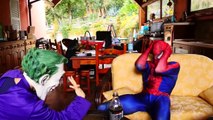 Spiderman Love Frozen Elsa & Anna on PC Hulk Joker Pranks Steal Colors Funny Superheroes R