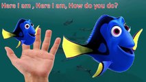 Finding Dory en un MIEDO Tanque de Toque de DEDO de la FAMILIA de la CANCIÓN con Nemo ♥Juguete Rima de cuarto de niños♥ Niños S