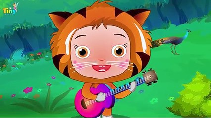 Five Little Monkeys Childrens Nursery Rhymes- Kids & Baby Songs