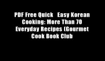 PDF Free Quick   Easy Korean Cooking: More Than 70 Everyday Recipes (Gourmet Cook Book Club