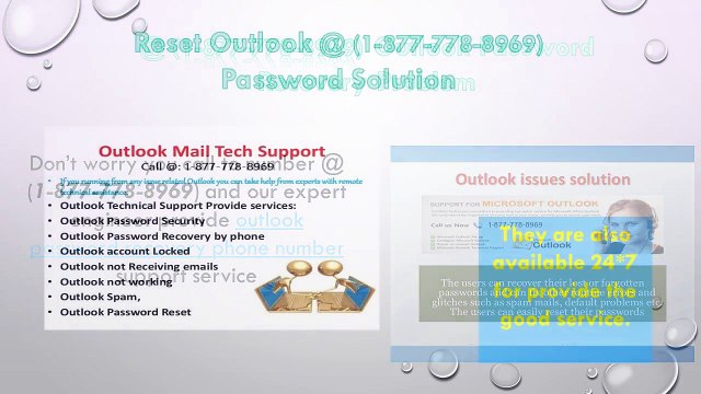 %%Reset%% [[1-877-778-8969]] Outlook Password Recovery Phone Number- outlooksupport.net
