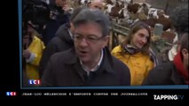Jean-Luc Mélenchon : Agacé par une question sur Benoît Hamon, il s’emporte contre une journaliste (Vidéo)