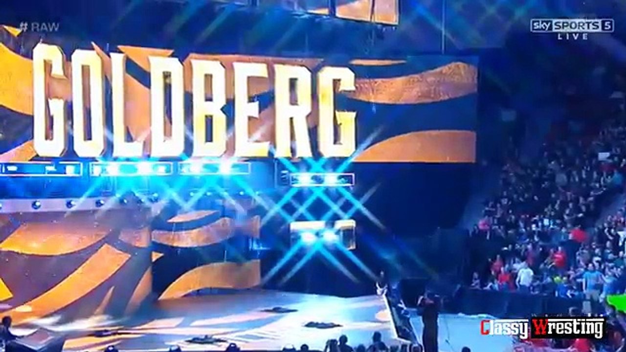 WWE Monday Night RAW 2_27_2017 Highlights HD GOLDBERG,HHH,SETH ROLLINS