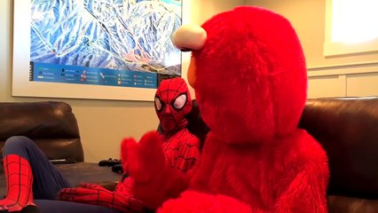 Bad Baby Hello Kitty And Elmo Shrink Ray!?!? Evil Joker Girl Prank