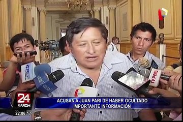 Congresista Mulder presentará denuncia constitucional contra Juan Pari