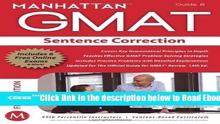 Read Sentence Correction GMAT Strategy Guide, 5th Edition (Manhattan GMAT Preparation Guide: