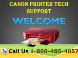 CANON PRINTER SUPPORT NUMBER 1-800-485-4057