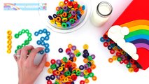 Learn Counting 1 to 10 with Play Doh Froot Loops RainbowLearning