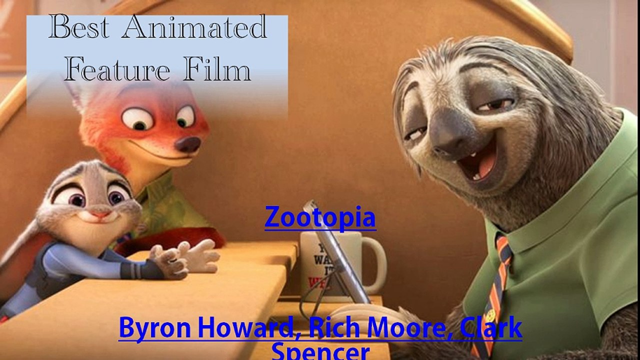 Oscar award winners 2017