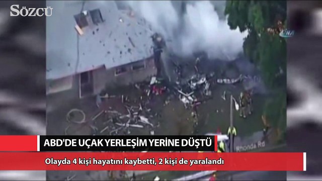 ABD’de uçak yerleşim yerine düştü