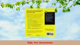 READ ONLINE  SQL For Dummies