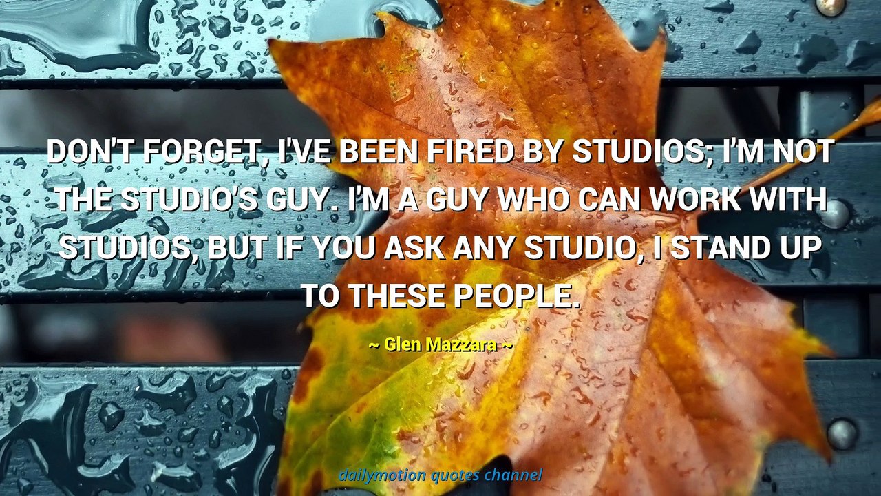 Glen Mazzara Quotes