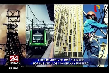 Piden renuncia de José Chlimper por sus vínculos con Graña y Montero