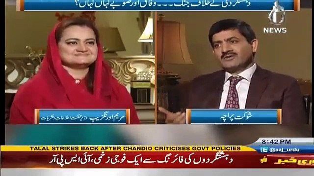 Maryam Aurenzeb Confidentaly Says That Panama Verdict Will Be In Favour Of Nawaz Shareef..!! (1)