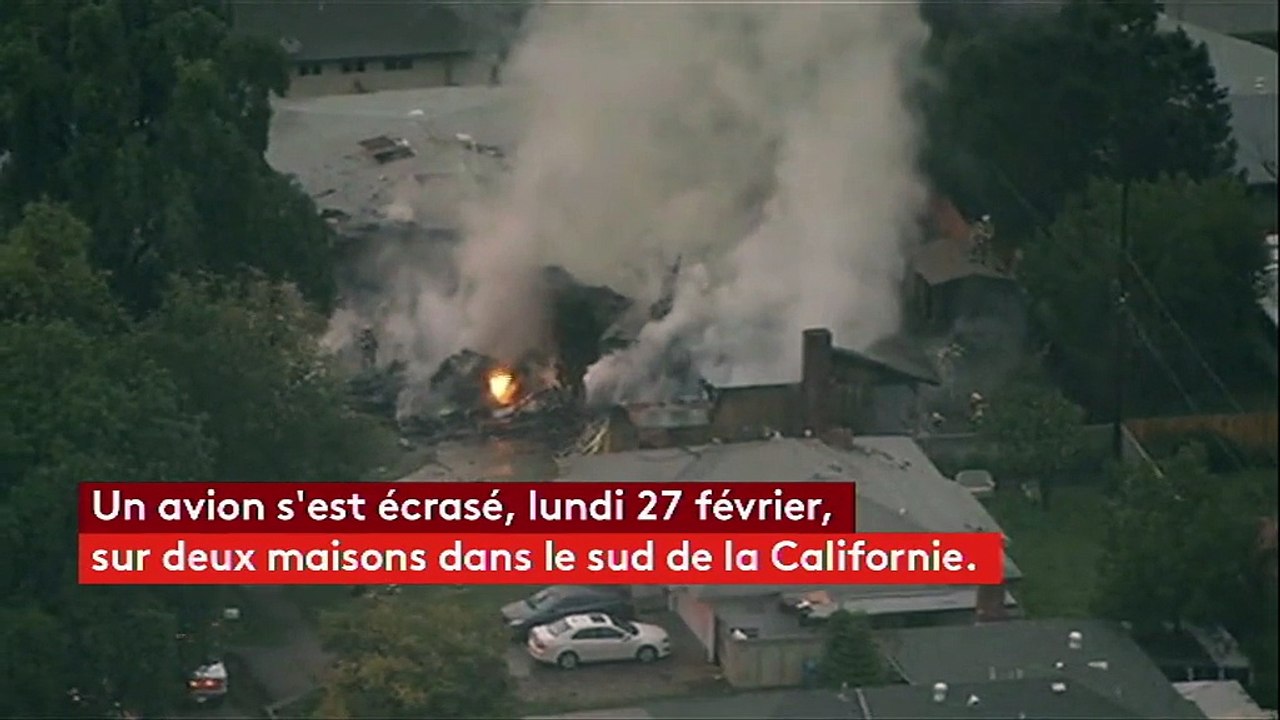 Etats-Unis : un avion s'écrase sur deux maisons et fait au moins quatre morts