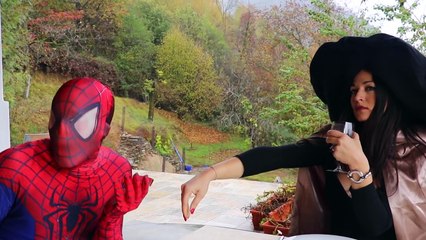 Cinderella Frozen Elsa LOVE STORY! w/ Spiderman Joker Merlin Witch TOYS! Superheroes Video