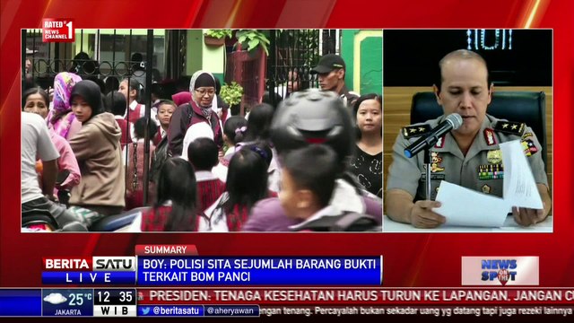 Jumpa Pers Mabes Polri Soal Pasca-Teror Bom Bandung