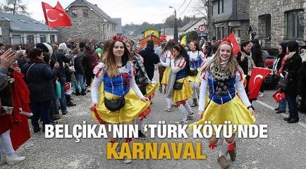 Belçika'nın ‘Türk köyü’nde karnaval