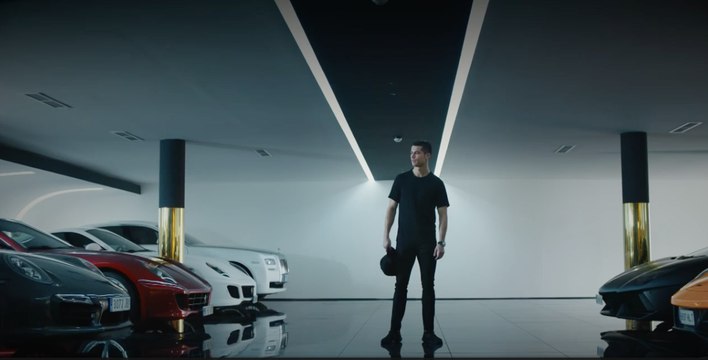 VÍDEO: Cristiano Ronaldo conoce al Bugatti Chiron