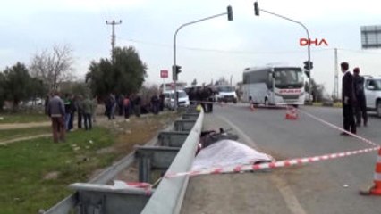 Islahiye - Tır'ın Çarptığı Motosikletli Öldü