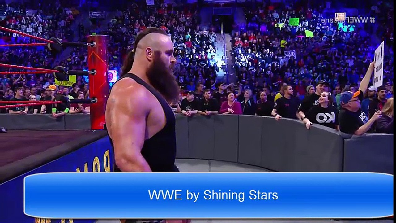 Roman Reigns and Braun Strowman sign their WWE Fastlane contract  Raw, Feb. 27, 2017