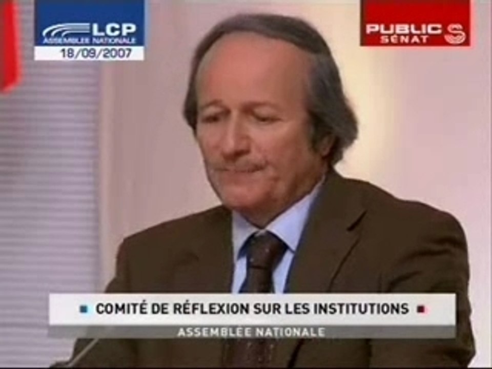 Audition de JMB et RGS au comité Balladur (partie 3)