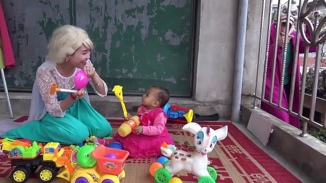 Joker kidnap Spiderman vs Elsa Black Spiderman rescue Funny videos Spidey Super Hero