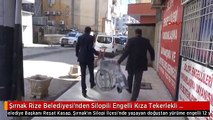 Şırnak Rize Belediyesi'nden Silopili Engelli Kıza Tekerlekli Sandalye