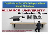 Alliance University- Top B-School in Bangalore