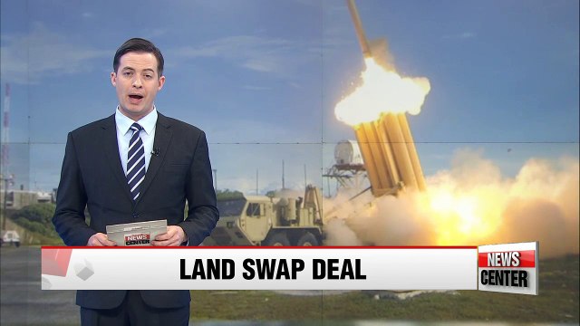 S. Korea's defense ministry and Lotte Group ink THAAD land swap deal