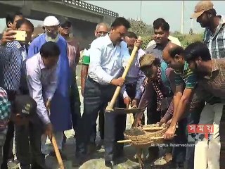 টাঙ্গাইলে লৌহজং নদী স্বেচ্ছাশ্রমে পুন:খননের কাজ শুরু