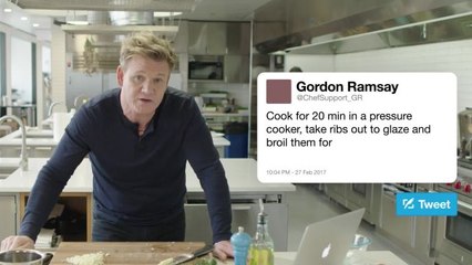 Gordon Ramsay Answers Cooking Questions From Twitter