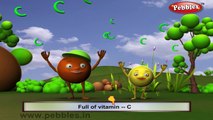 Oranges Rhyme | Lemons Rhyme | Nursery Rhymes For Kids | Fruit Rhymes | Nursery Rhymes 3D Animation