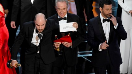 Watch Incredible Oscars Ending Best Picture Mess Up