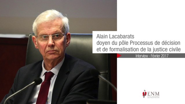 Rencontre avec Alain Lacabarats, doyen des enseignements de l’ENM